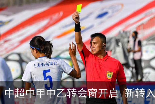 中超中甲中乙转会窗开启 新转入国内球员没有名额限制